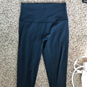 Lululemon 7/8 Navy Teal Align Leggings